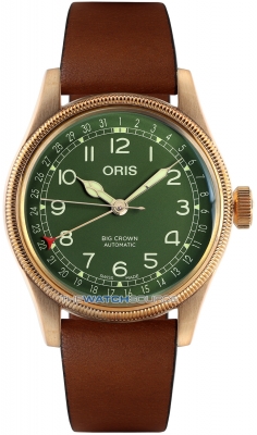 Buy this new Oris Big Crown Pointer Date 40mm 01 754 7741 3167-07 5 20 58BR mens watch for the discount price of £1,701.00. UK Retailer.